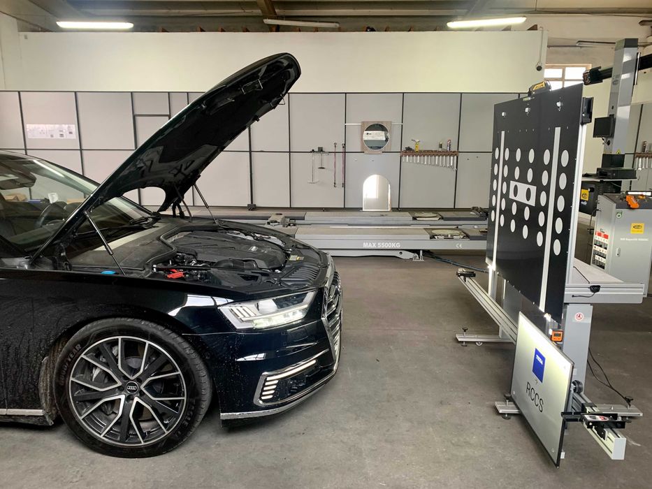 Kalibracja radaru ACC i kamer (lane assist), kamer 360, martwe pole