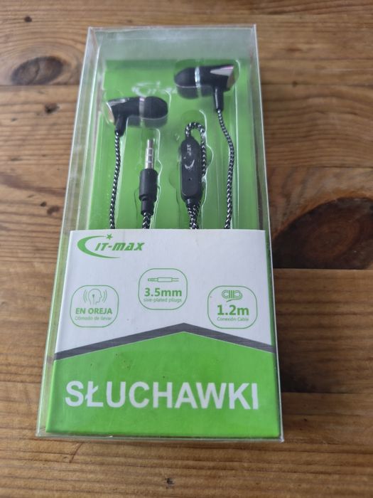 Słuchawki 3 sztuki IT max z wtykiem 3,5 mm