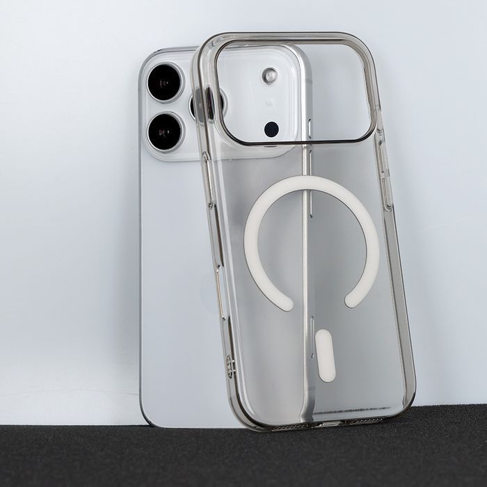 Transparent Slim Magsafe Case do Iphone 17 Pro grey