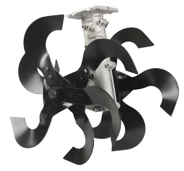 GLEBOGRYZARKA NAKŁADKA Przystawka Do Kosy Spalinowej 9Frezów 28MM 26Cm