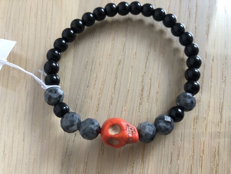 Bransoletka męska czaszka