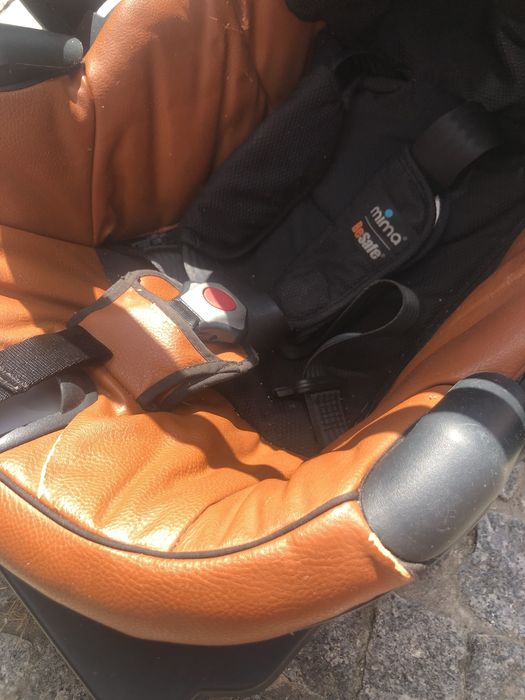 Carrinho Mima Rose Gold completo + Isofix