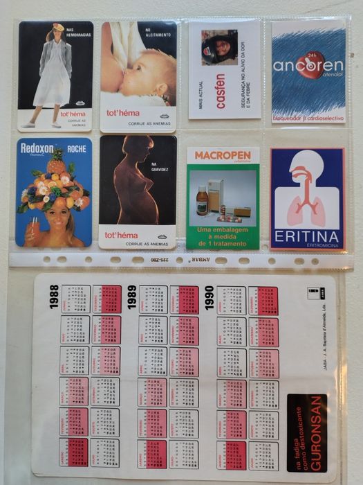 Coleção de 2,170 Calendários