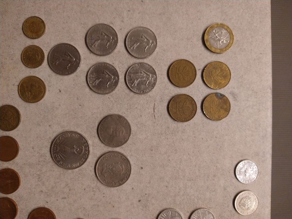 Monety zagraniczne różne lata kraje