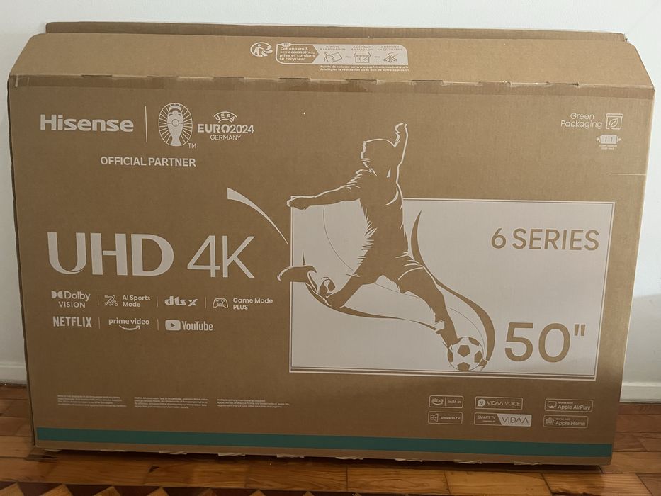 Smart TV Hisense 50" LED UHD 4K 50A6Q - 127cm