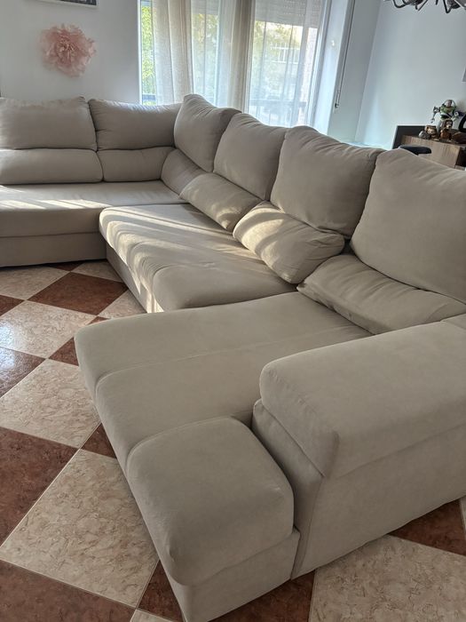 Sofá com 2 chaise Longues
