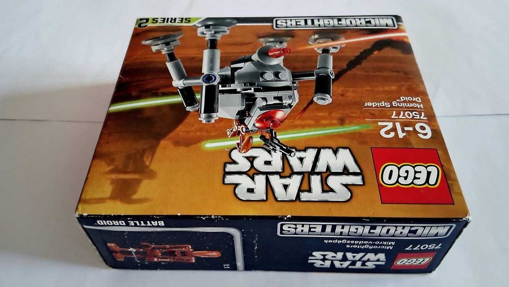 Lego Star Wars 75077 Homing Spider Droid Microfighter Series 2 selado