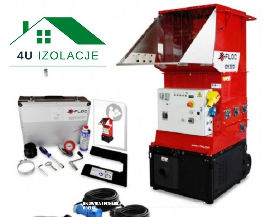 X-Floc EM300 maszyna do wdmuchiwania izolacji, agregat do wdmuchiwania