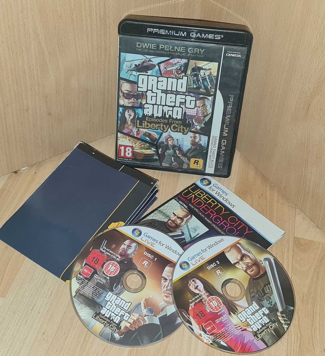 Grand Theft Auto Episodes from Liberty City + MAPA / PC /Ang / dst-/