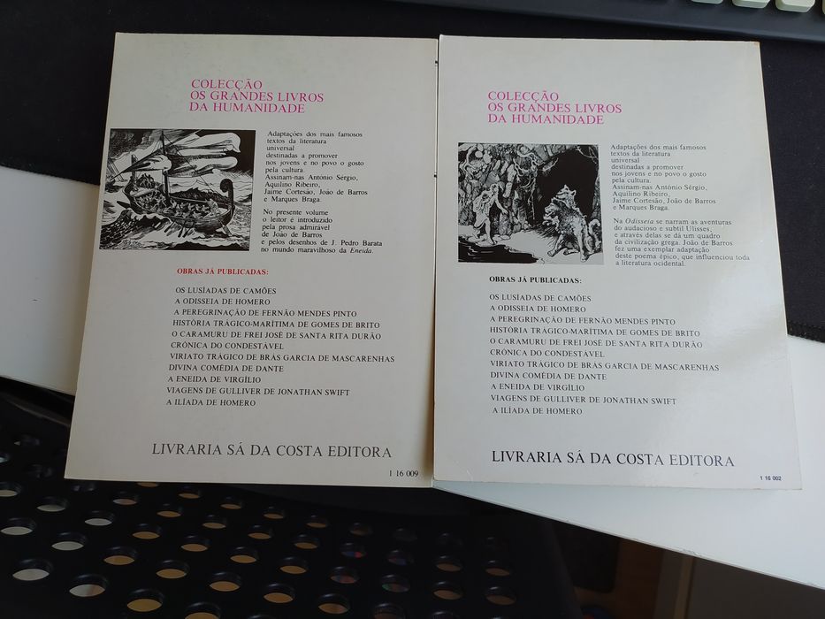 Livros de apoio escolar