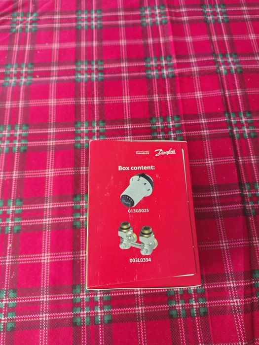 Danfoss zestaw zawór kątowy V + głowica 30x1,5