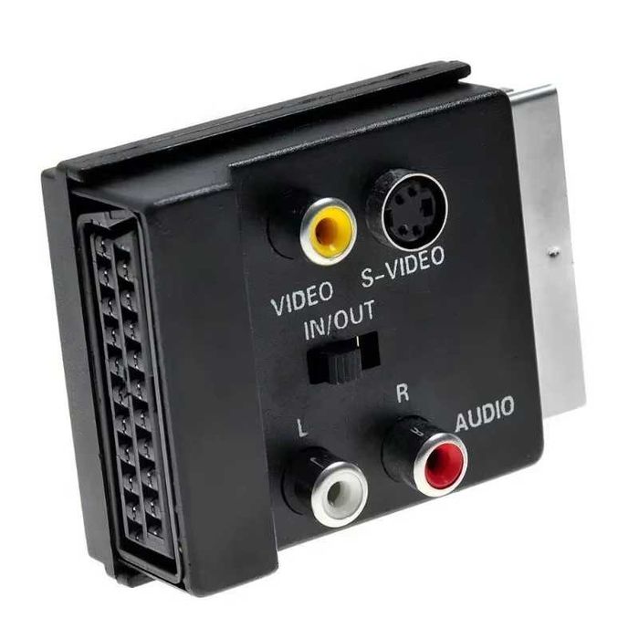 Adaptador SCART RCA audio vídeo