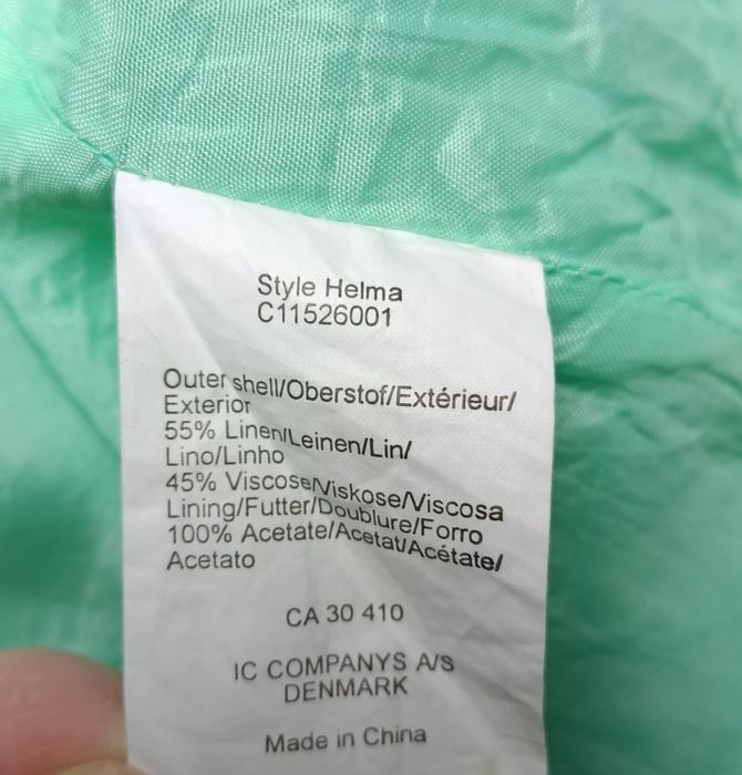 InWear Marynarka żakiet Len Boho scandi slow lniana okazja