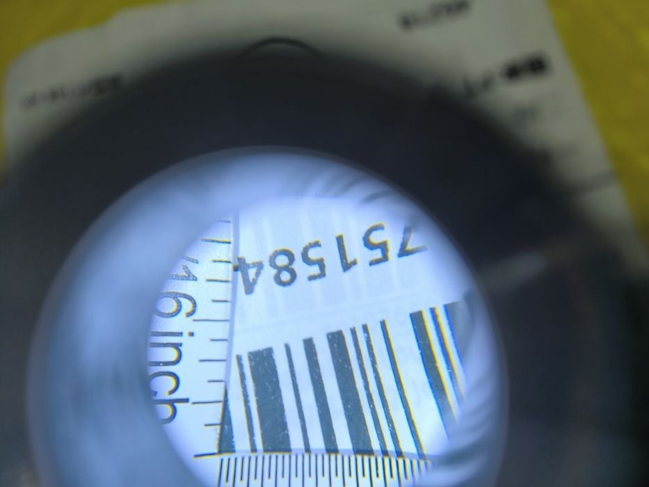 Lupa profissional com luz led