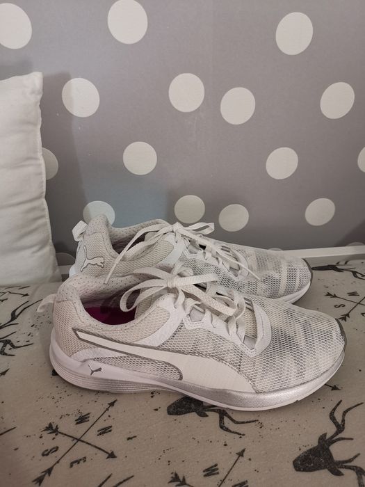 Buty sportowe adidasy damskie Puma białe 38