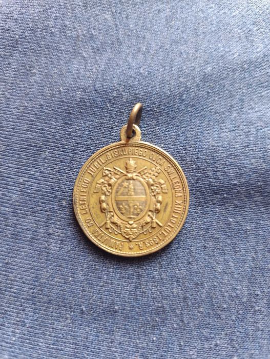 Medalik Leon XIII 1893r.