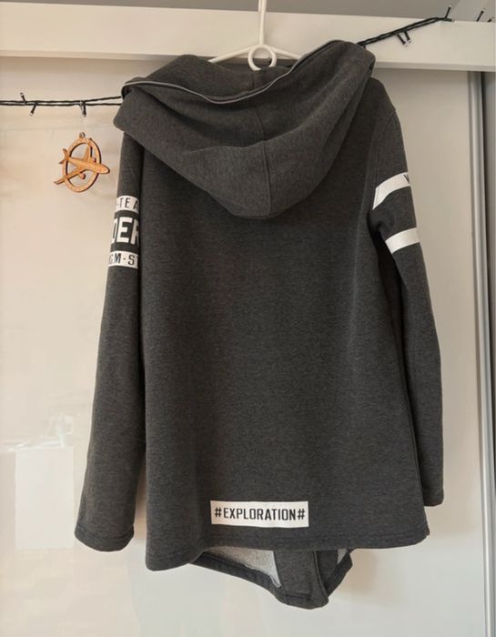 Bluza męska szara z kapturem Ozonee L