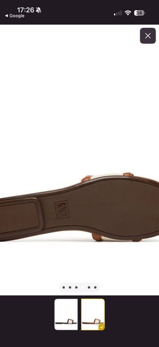 Шльопанці Armani Exchange 37 розмір