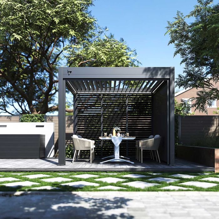 Pergola aluminiowa - zadaszenie wolnostojące