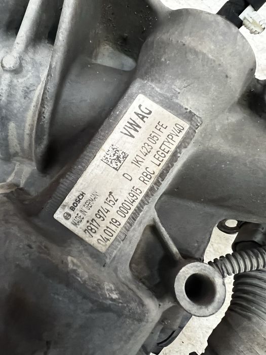 Рулевая рейка 1K1423051 Рульова рейка 1K0909144 VAG
