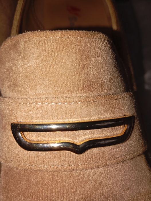 Buty damskie eleganckie mokasyny na obcasie 41
