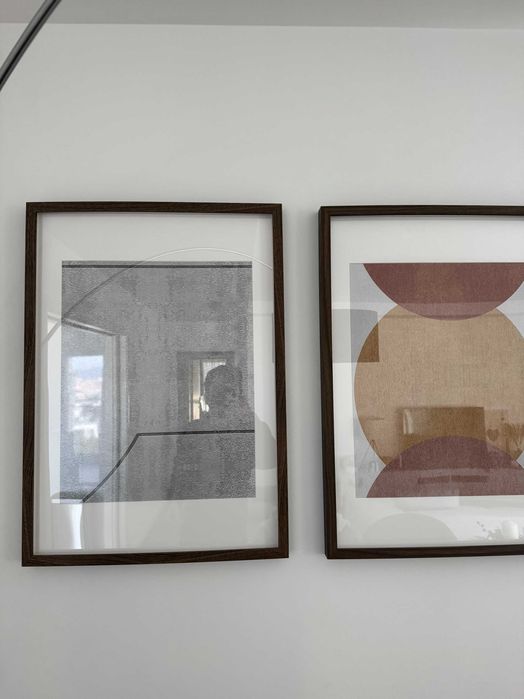 Conjunto de 2 Molduras RÖDALM IKEA com Telas (50x70 cm)