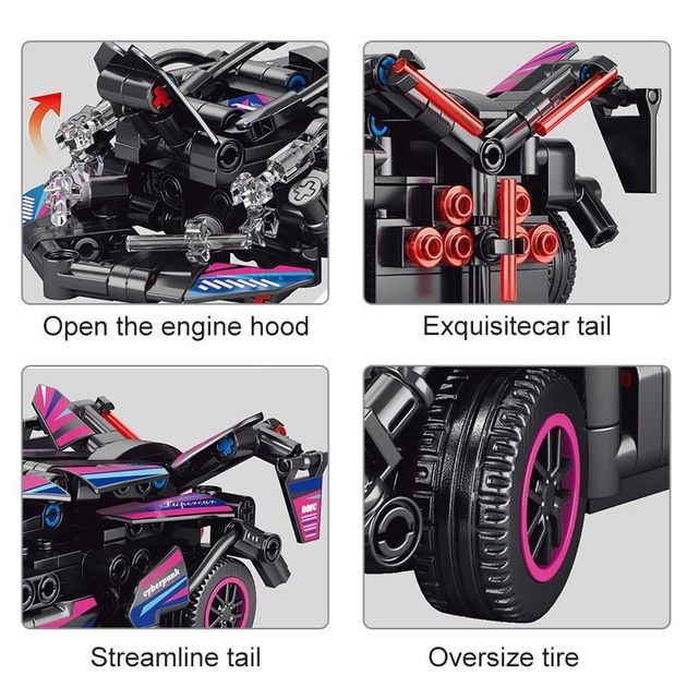 Іграшка на пульту лего машинка на акумуляторі