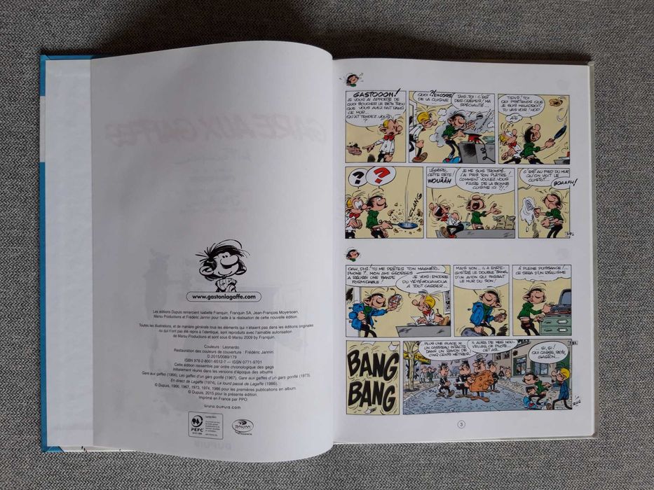 BD Gaston Lagaffe "Gare aux gaffes"
