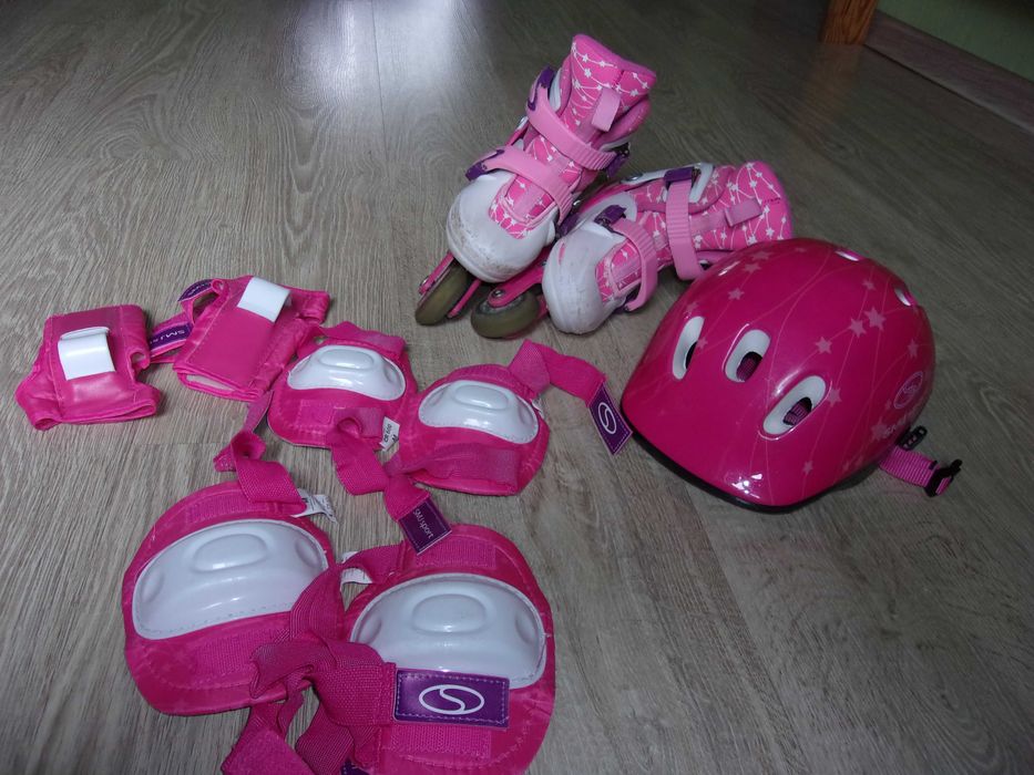 Rolki, kask i ochraniacze