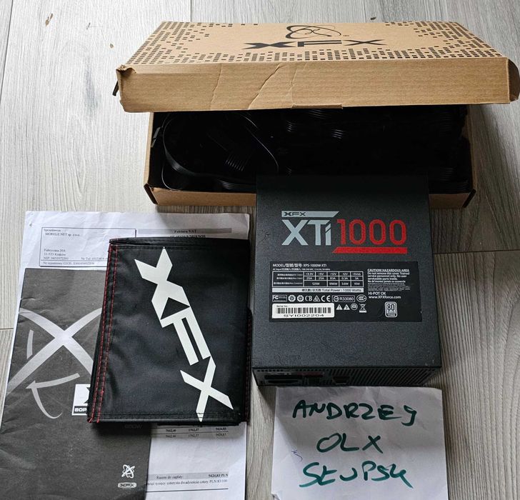 Zasilacz XFX XTi 1000 certyfikatem 80 Plus Titanium Seasonic