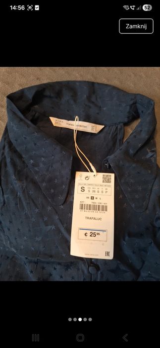 Zara elegancka bluzka,  rozmiar 36 Nowa