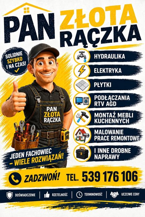 Zlota Rączka Naprawy Serwis Awaria Pomoc