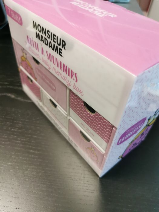 Pudełko na pamiątki treasure box dziewczynka monsieur madame szufladki