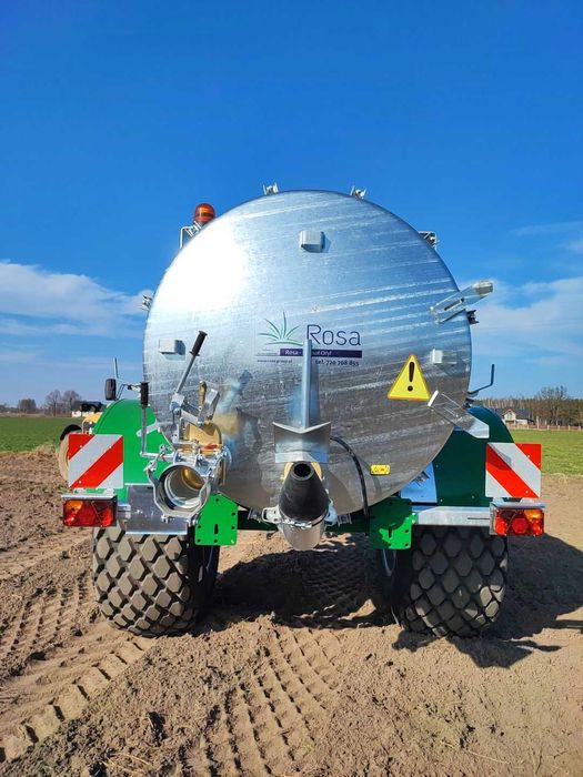 Wóz asenizacyjny ROSA 8/R1, 8000 litrów - beczkowóz, beczka