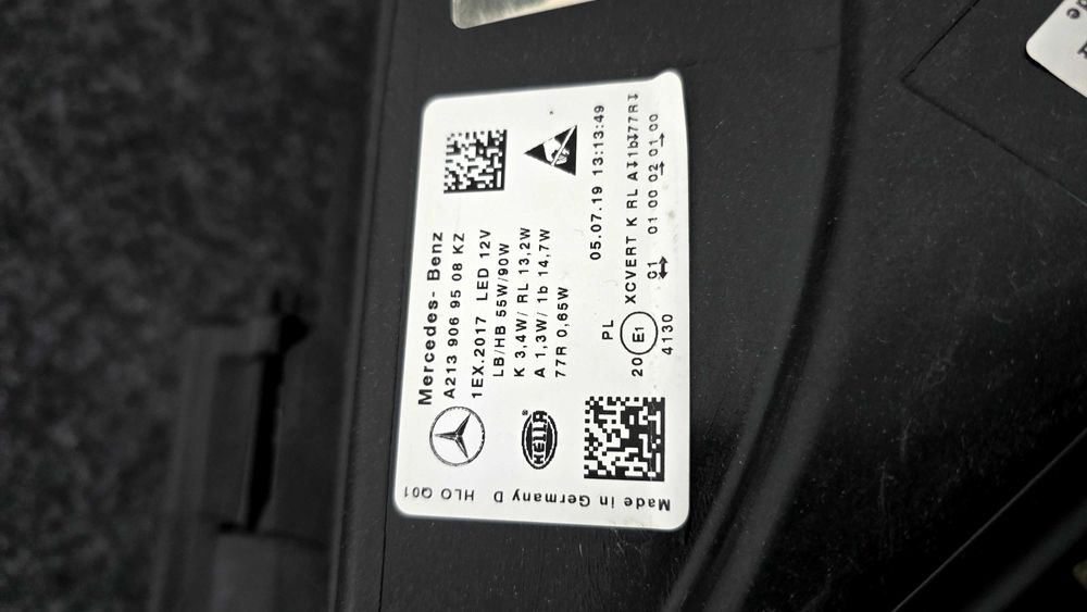 Farol Mercedes Classe E W213  Multibeam