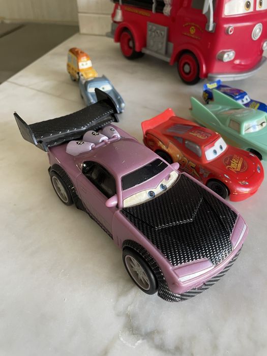 Disney Pixar Cars figures Lote Collection Faisca McQueen Boost Red