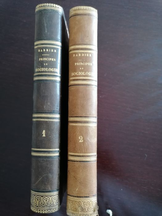 Coleção em francês Principes de Socioogie