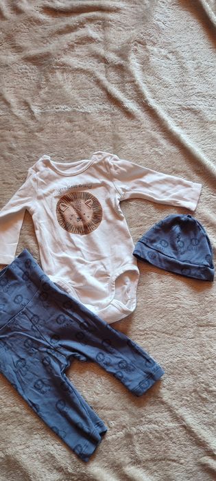 Komplet niemowlęcy H&M r.56