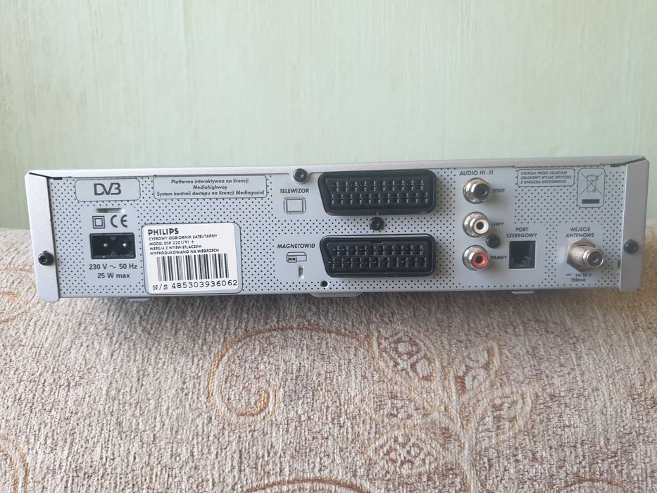 Dekoder Philips DSR 3201/91 - wyświetlacz