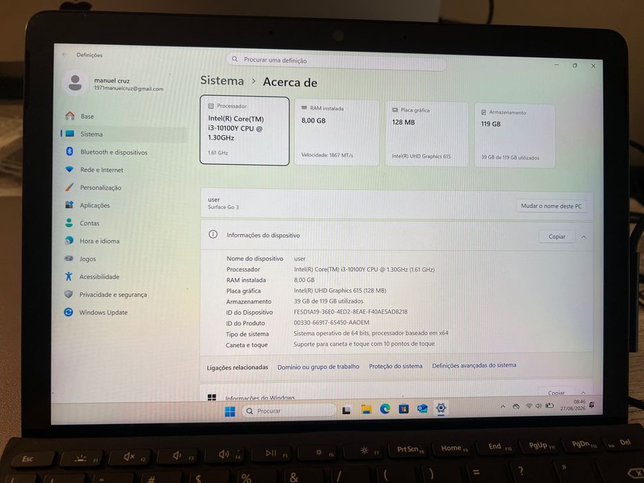Microsoft surface go 3