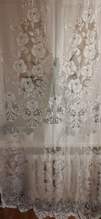 Кухонная тюль б/у