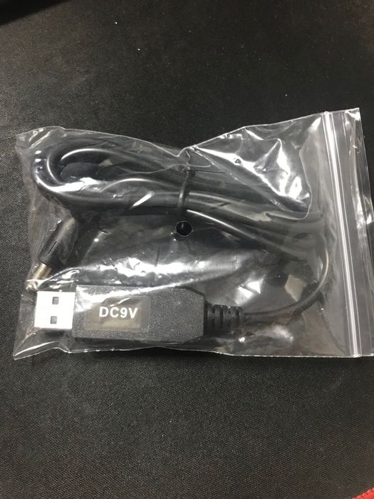 Кабель, перехідник, шнур живлення USB/DC 9V 12V від повербанку до роут