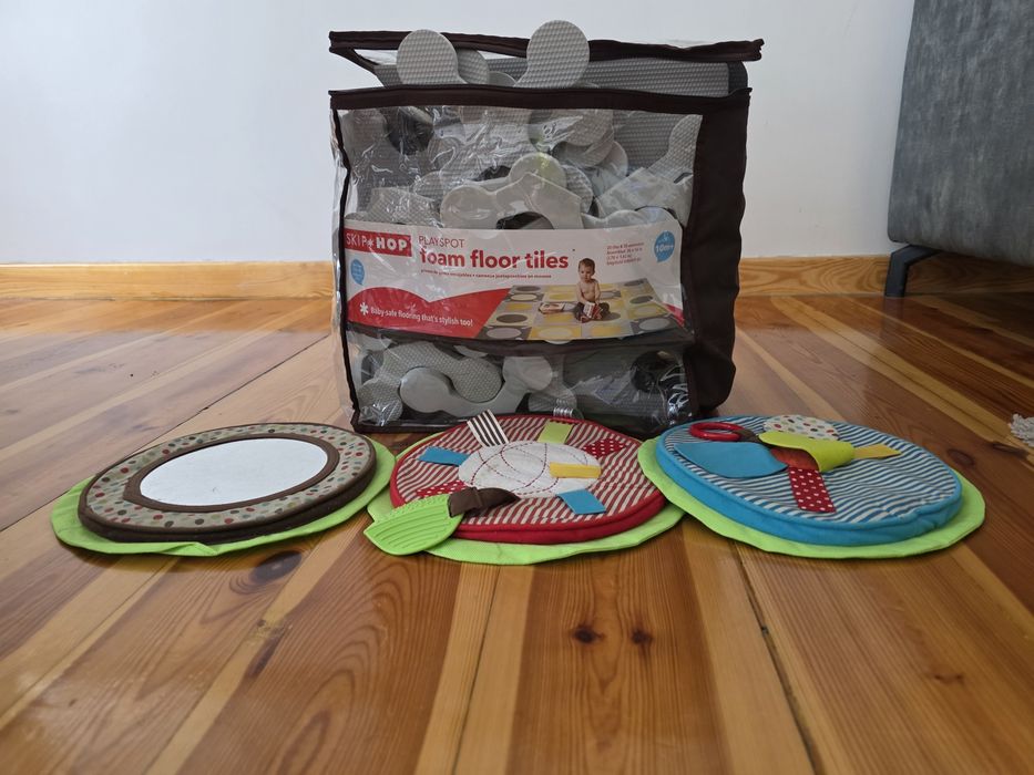 Skip Hop Mata Playspot Grey Gold (245011) + panel sensoryczne