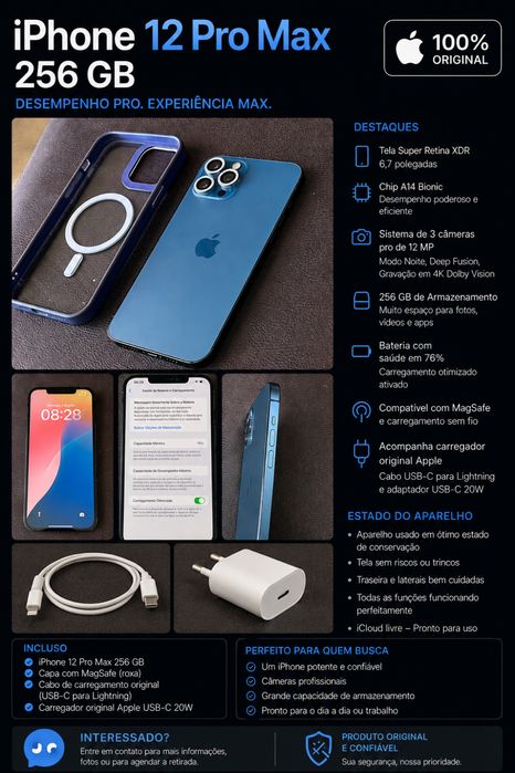 Iphone 12 Pro Max - 256 GB