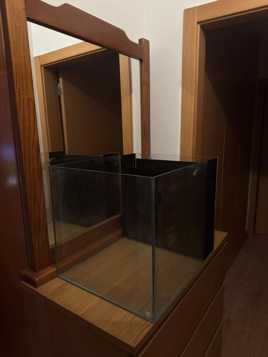 Aquário Cubo – Marinho/Água Doce com Sump