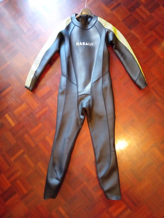 Fato neoprene surf natação águas abertas  triatlo nabaiji  ows 2/2 Decathlon