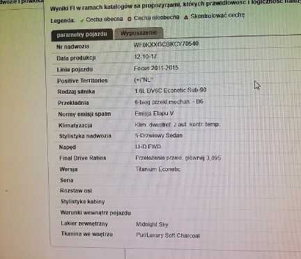Silnik Ford Focus mk 3 1,6 TDCI Econetic 105 km
