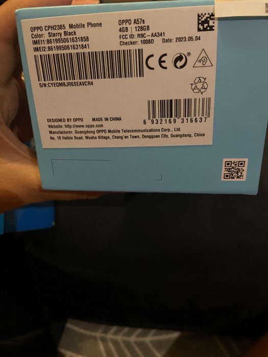 oppo A57s 128GB 4GB