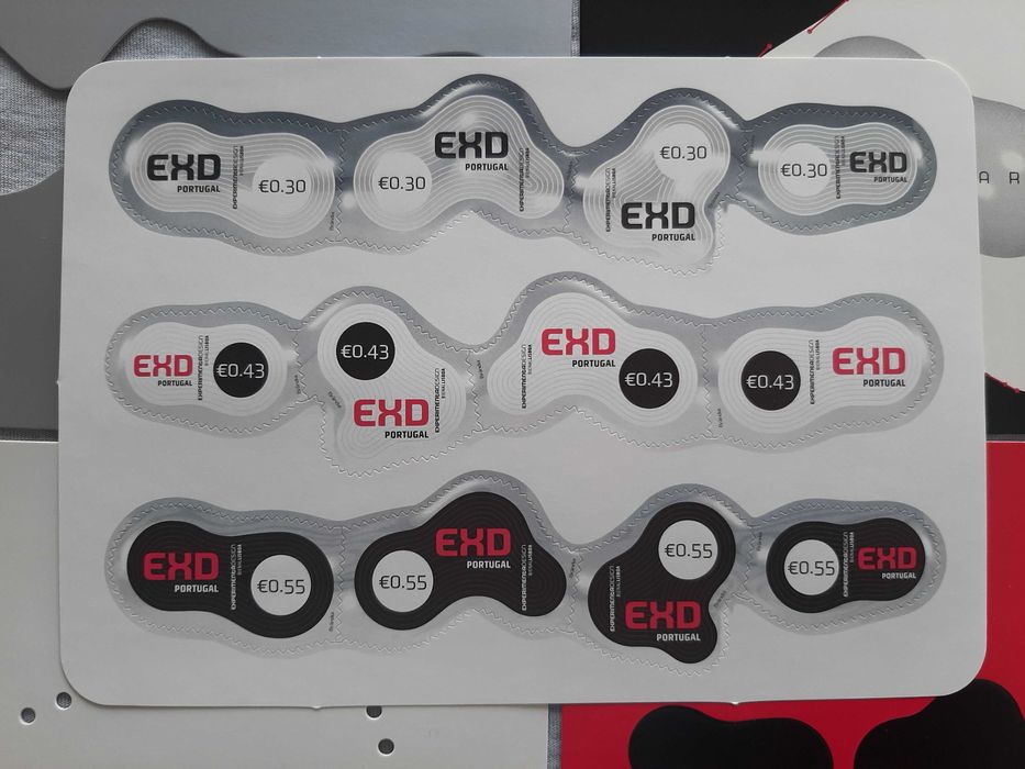 Selos 2003 - Experimenta Desing / Brandia - Auto-adesivos Completo