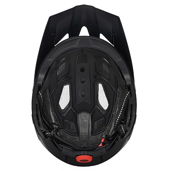 Kask rowerowy fullface Wozinsky z osłoną szczęki i odpinanym daszkiem